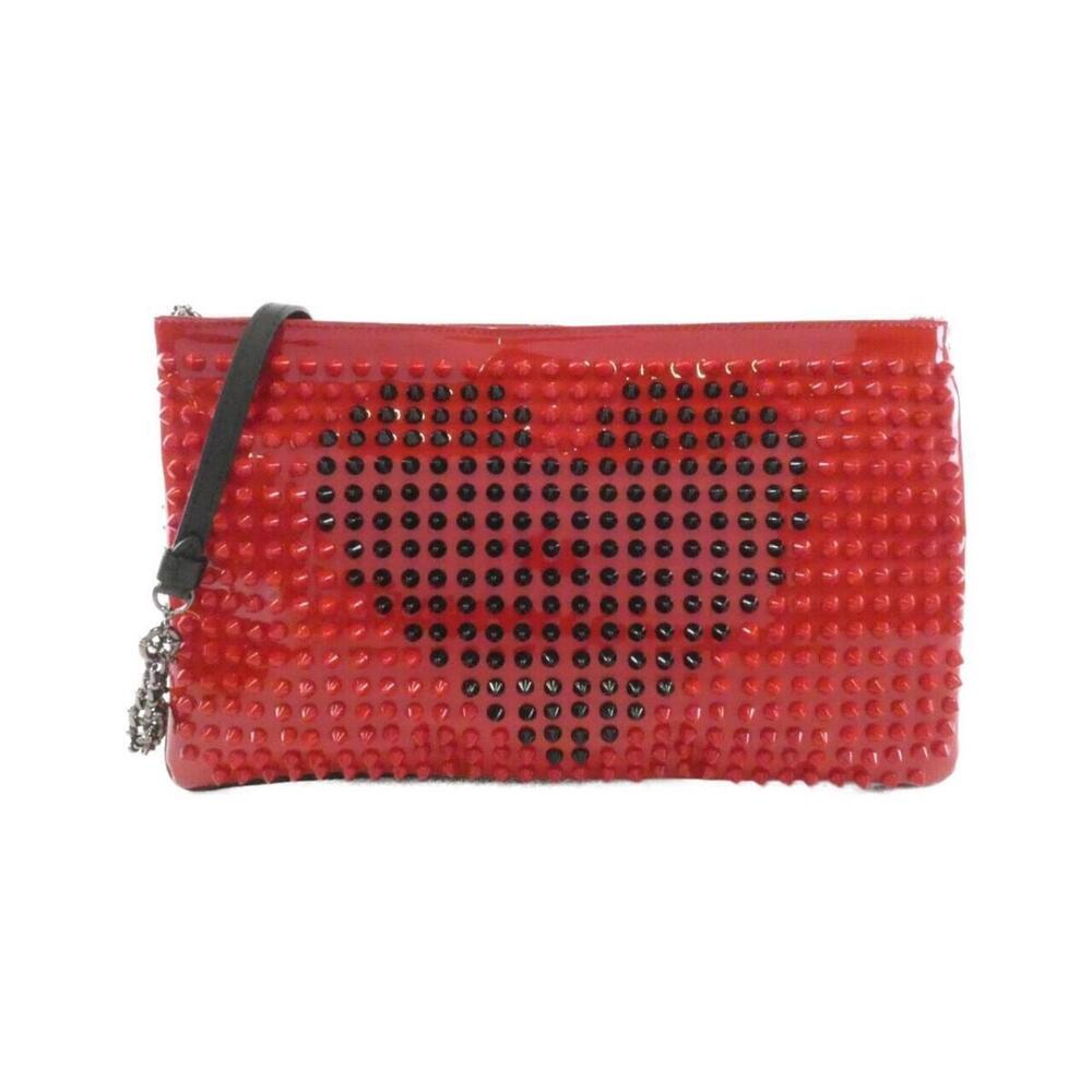 Christian Louboutin Rubiposh Clutch Valentine Spike Bag